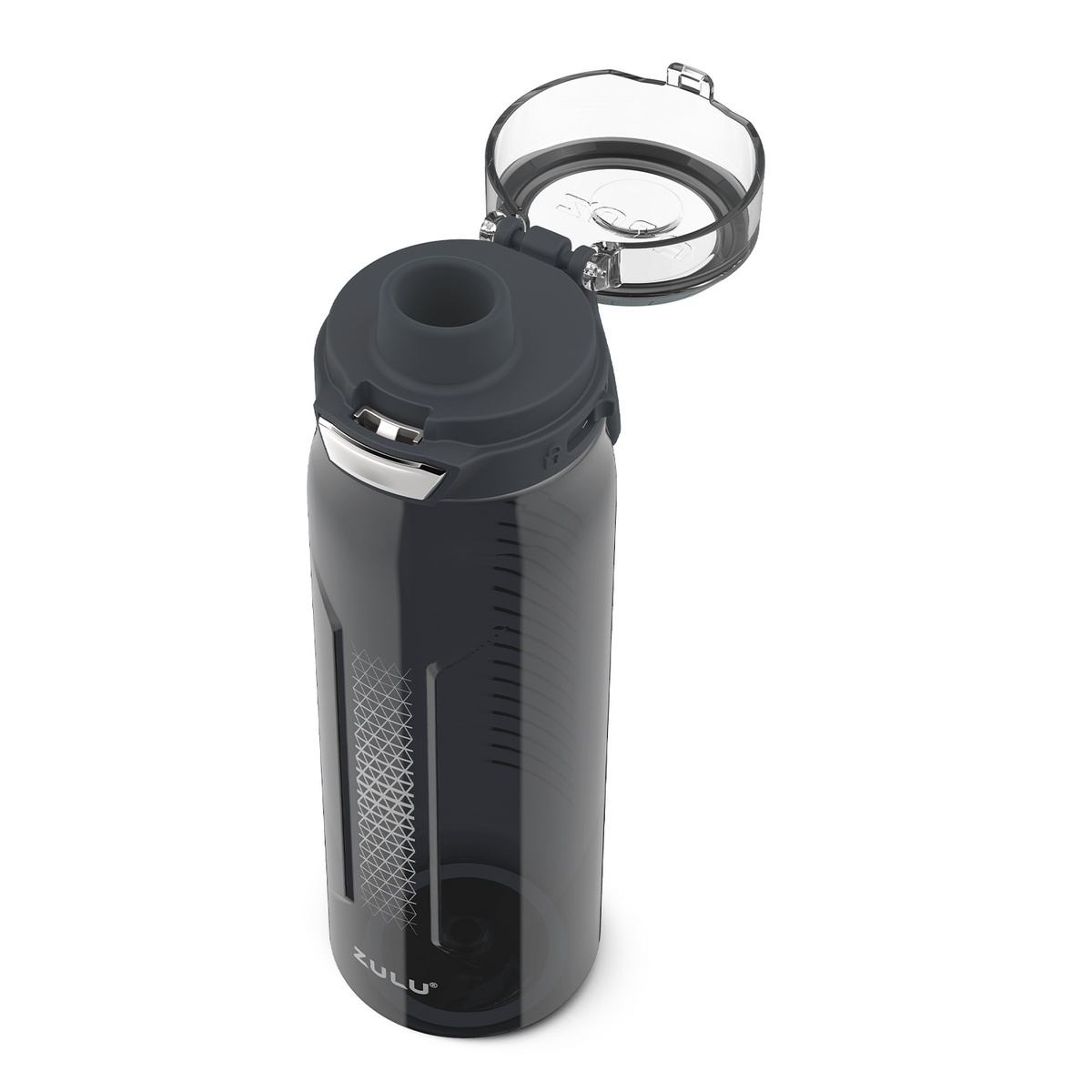  ZULU Swift Stainless Steel Vacuum Insulated Water Bottle with  Covered Silicone Straw, 32oz (Black) : Home & Kitchen