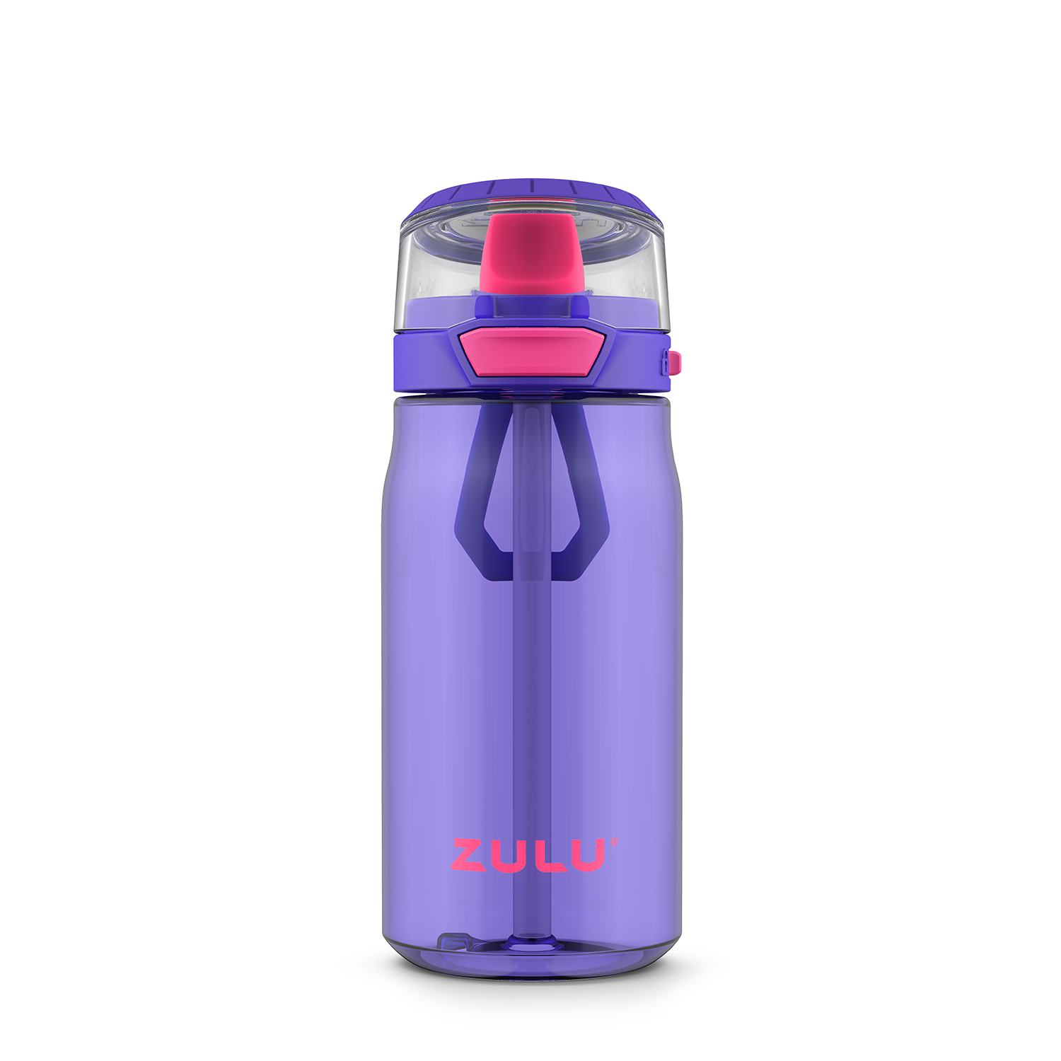 ZULU 3 Tritan Water Bottles Flex 3 Pack Pink,Purple and Mint 16 OZ 